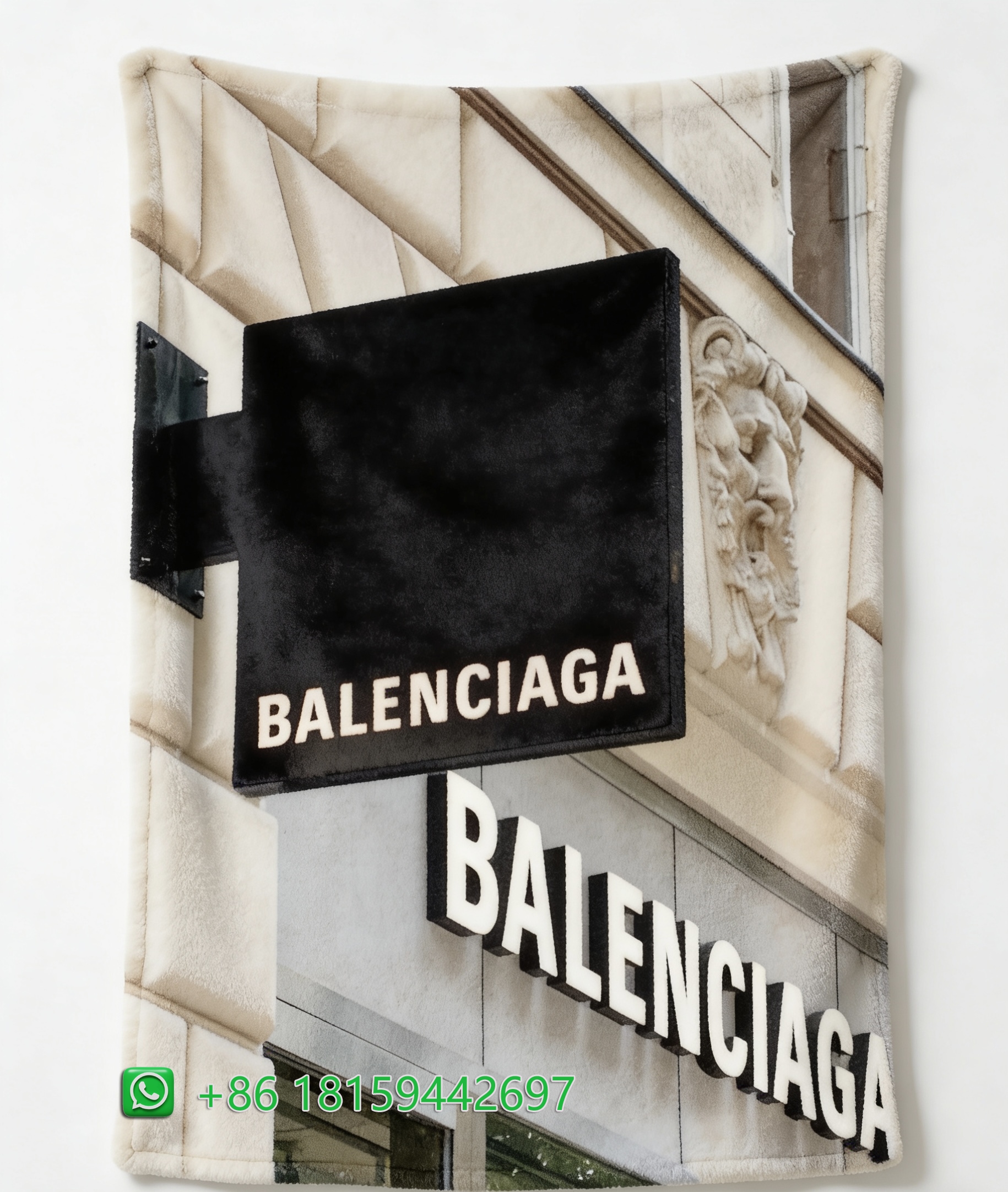 Balenciaga Throw Blankets